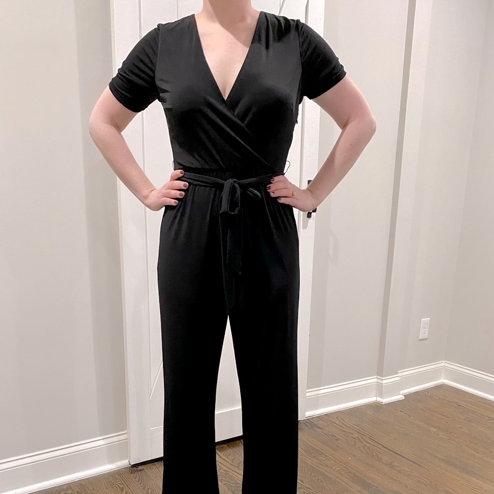 Sexy black jumpsuit
